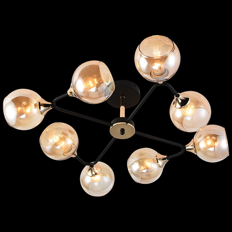 Люстра на штанге Reluce 01339-0.3-08 BK+FGD