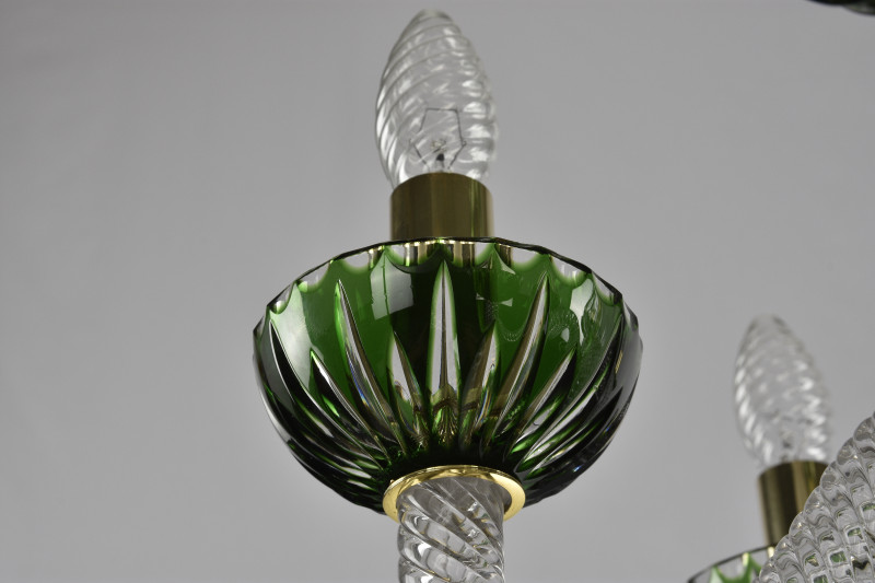 Подвесная люстра Bohemia Ivele Crystal 1309/16+8+4/300/3d G Cl/Clear-Green/H-1J