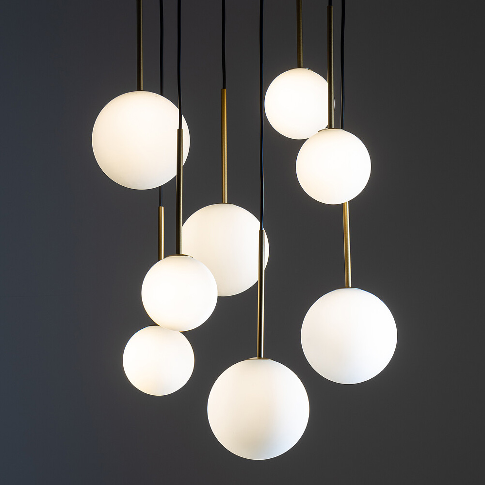 Каскадная люстра Nowodvorski Karo Black/Satine Gold 10934