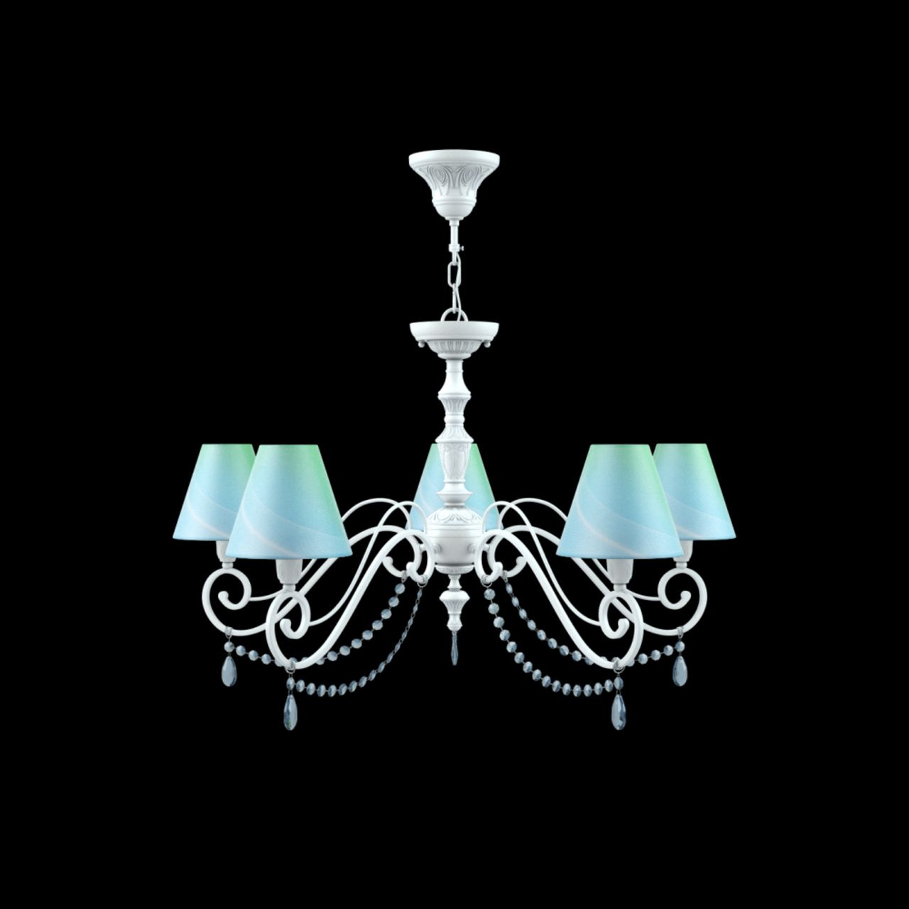 Подвесная люстра Lamp4you Classic E3-05-WM-LMP-O-18-CRL-E3-05-GB-UP