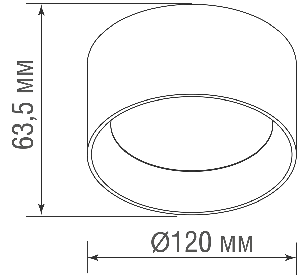 Накладной светильник Donolux Nola DL20126R10W1B