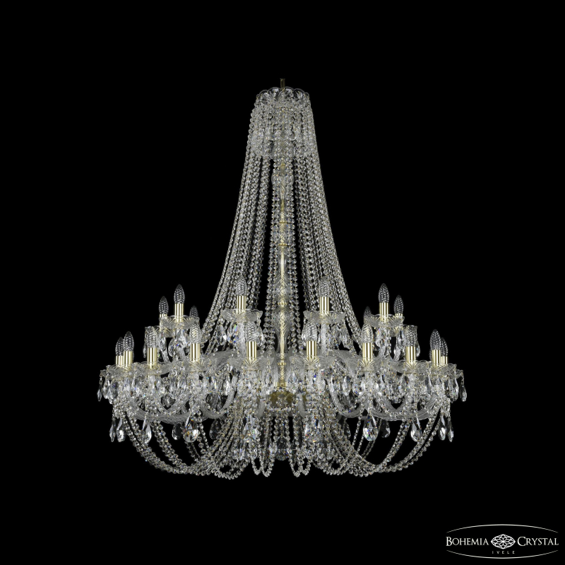 Подвесная люстра Bohemia Ivele Crystal 1406/20+10/400/h-130 G