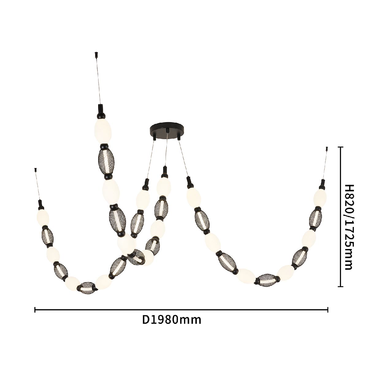 Подвесная люстра Favourite Perler 4560-3PC