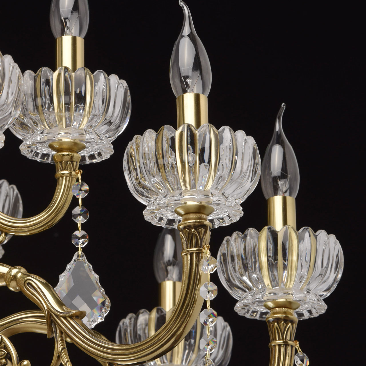 Подвесная люстра второго света Chiaro Габриэль 10 491012715