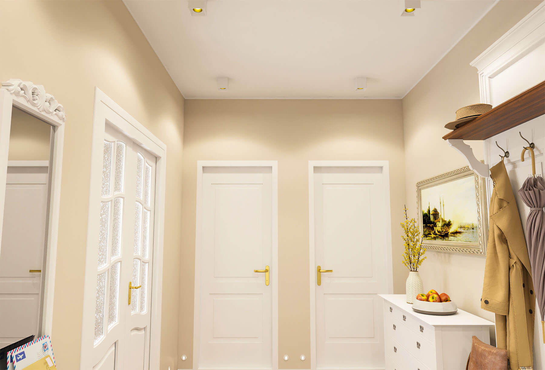 Накладной светильник Denkirs DK3080-WH+YE