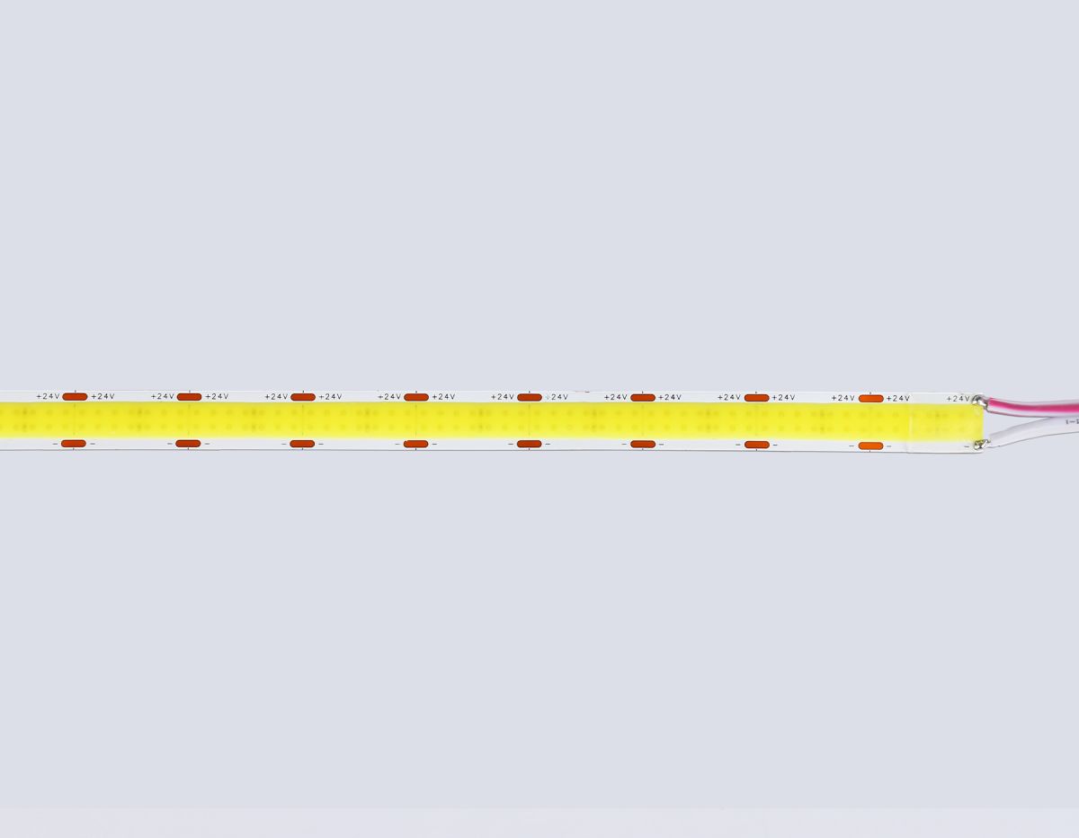 Светодиодная лента Ambrella Light Illumination COB 616Led/19W m/ 24V IP20 6500K/ 5m*12mm*2mm (2 конт.) GS4803