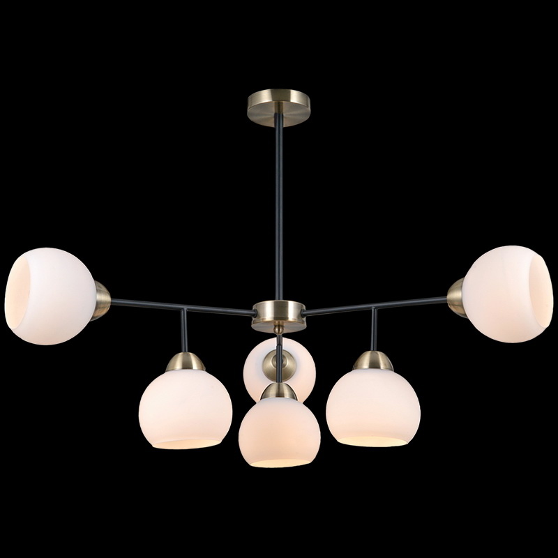 Люстра на штанге Illumico IL0440-6PSQ-79 AB BK