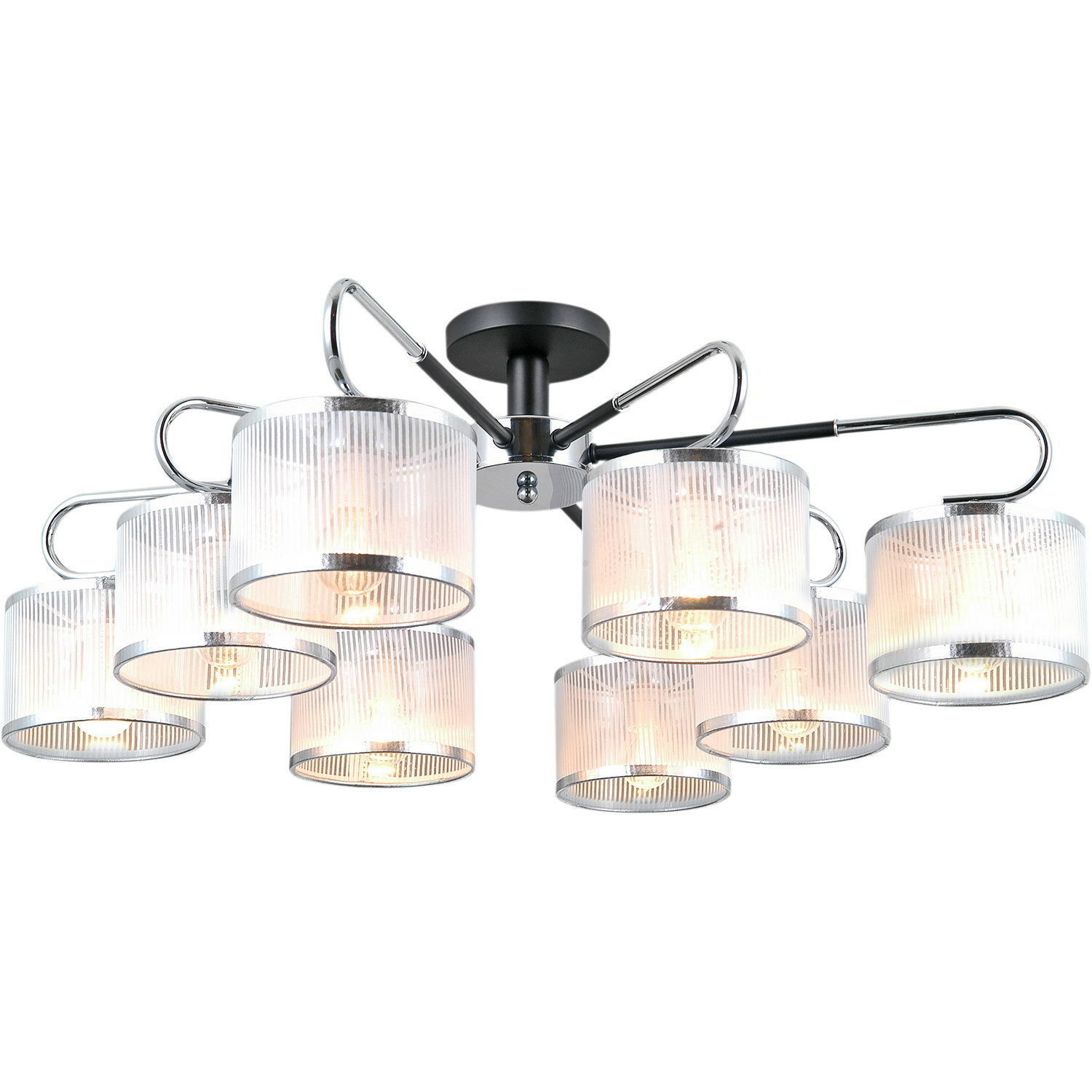 Люстра на штанге Illumico IL0384-8CSQ-79 CR BK