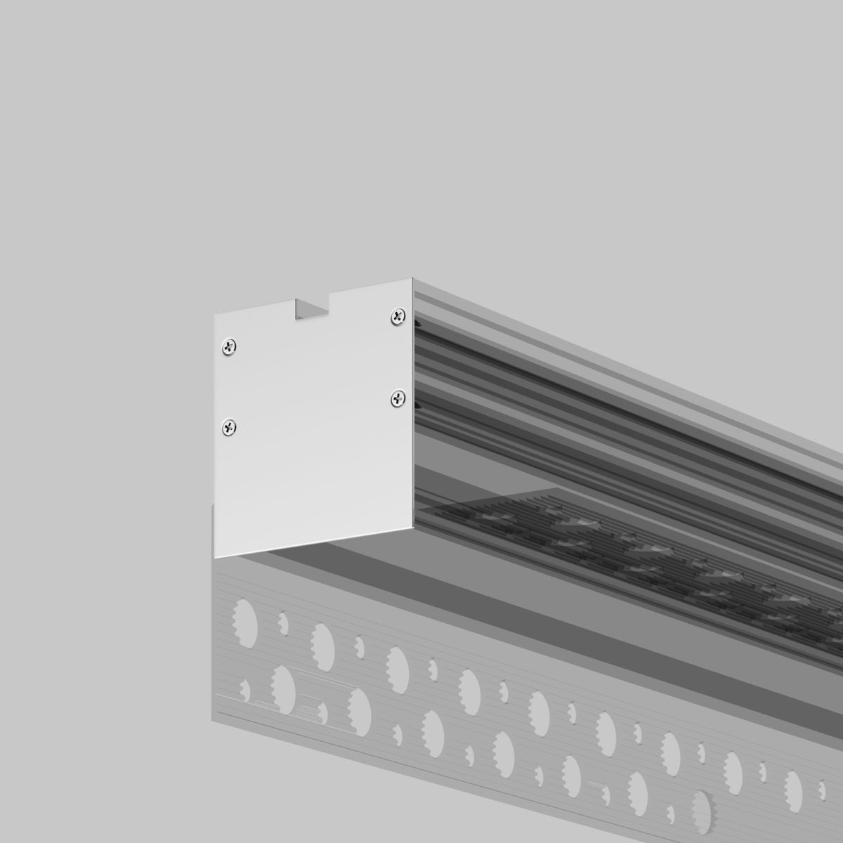 Комплект заглушек для профиля 59×59 2шт Maytoni Led Strip ALM-5959-EC 642058