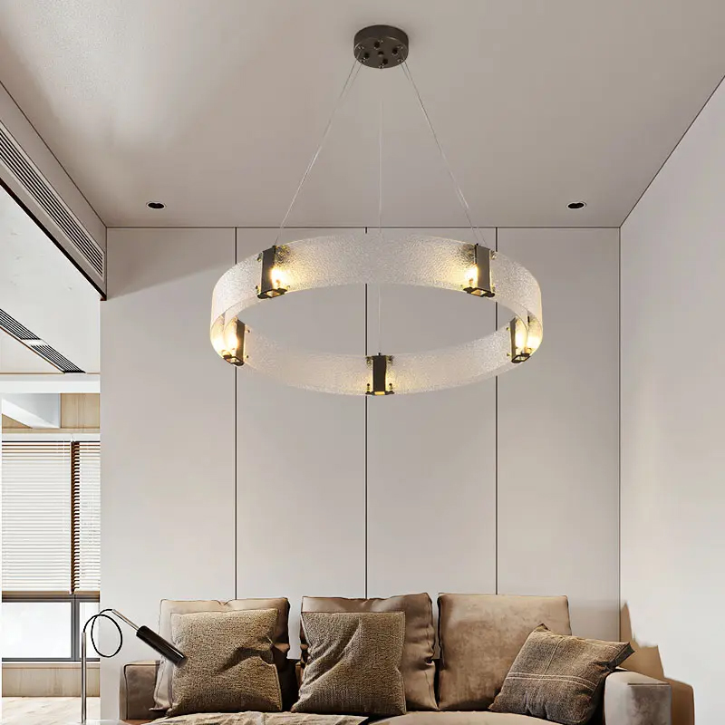 Подвесной светильник DeLight Collection Parallel Ring 8028P/D800 black/white