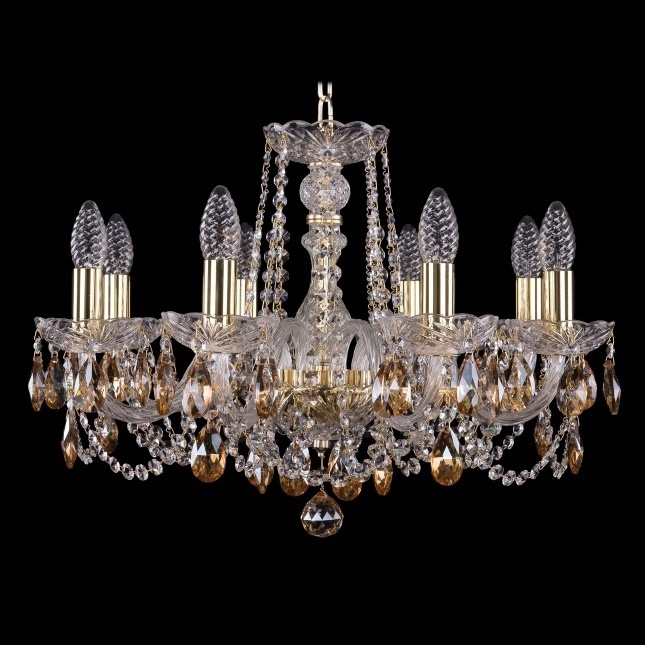 Подвесная люстра Bohemia Ivele 1402/8/195/G/K721