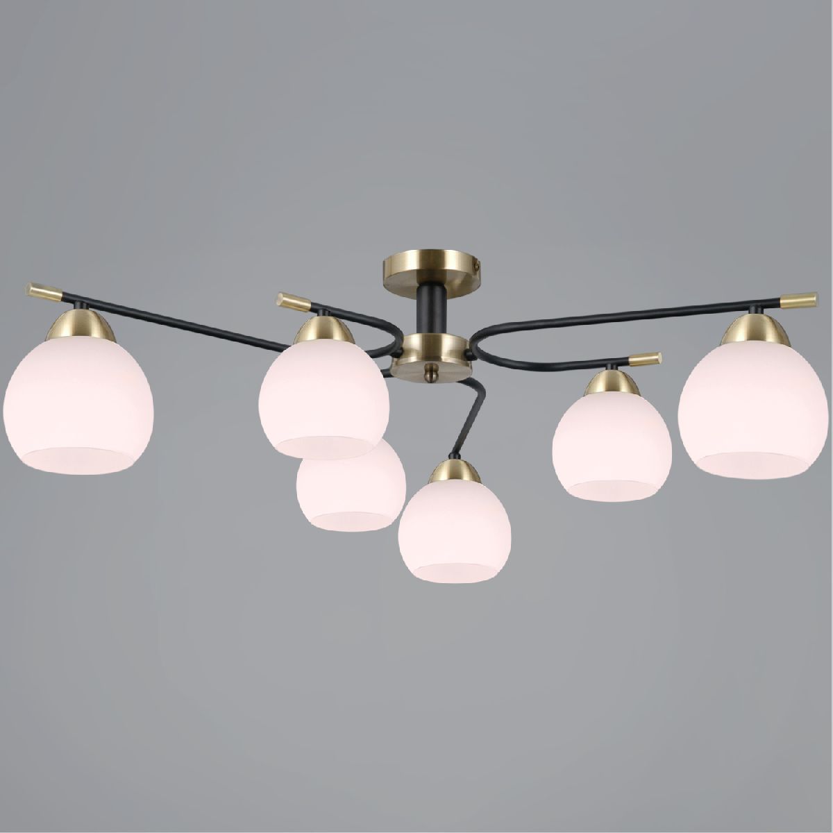 Потолочная люстра Illumico IL0638-6CSQ-24 AB BK LIBRA