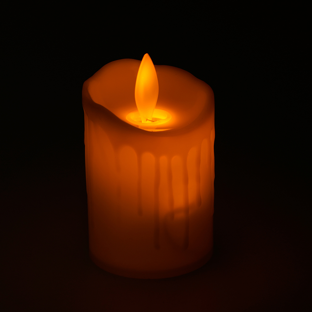 Световая фигура Свеча Пламя (батарейки в компл) Feron LT134 51459