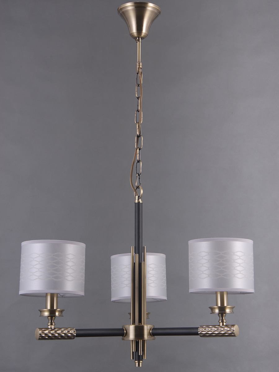 Подвесная люстра Elvan LU-39320/3-E14-BrBlWh