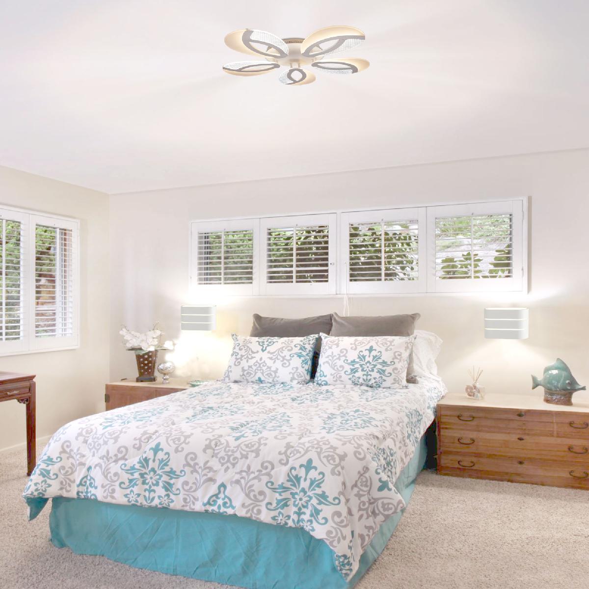 Потолочный светодиодный светильник Eurosvet Flake 90140/5 белый