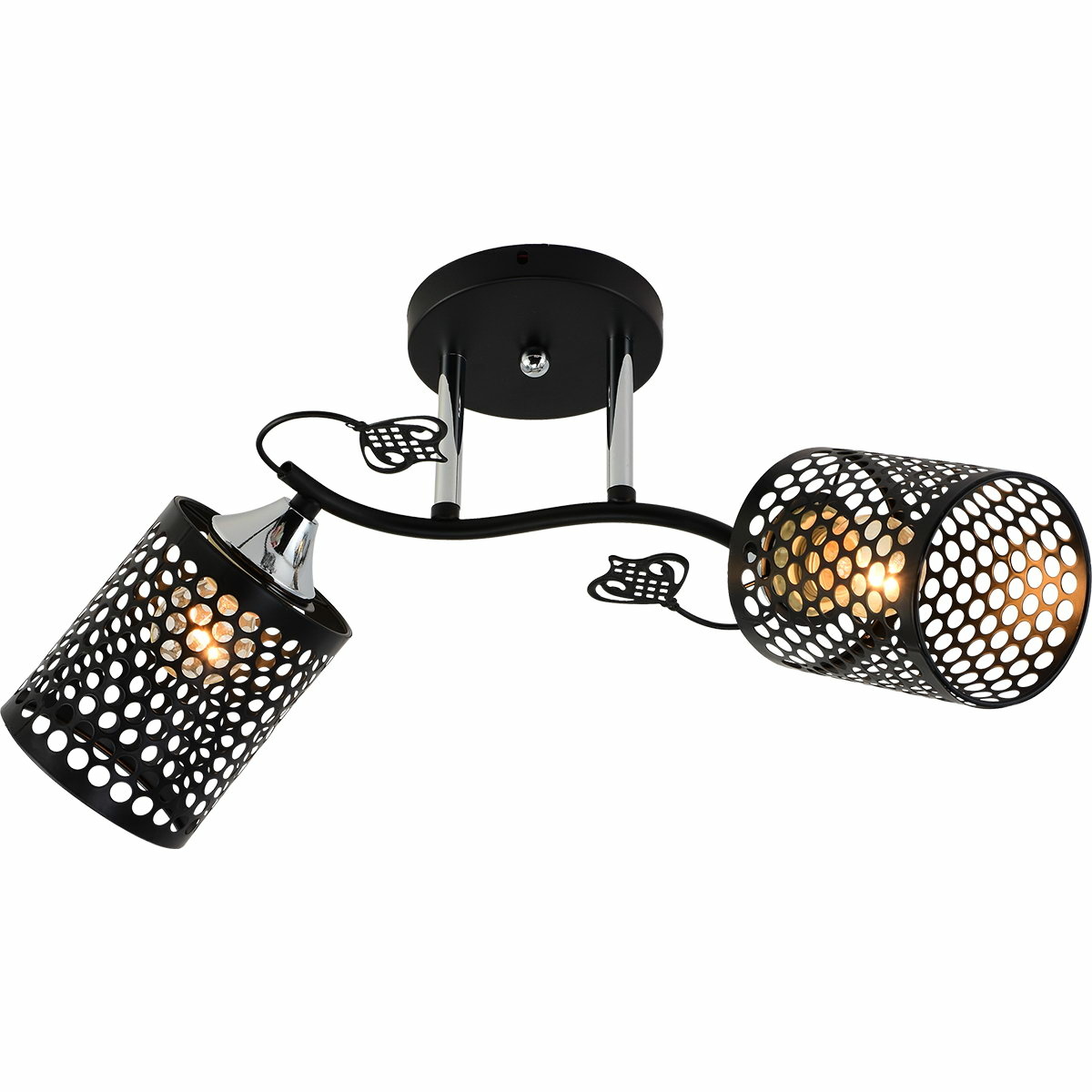 Люстра на штанге Reluce 11320-0.3-02 BK+CR