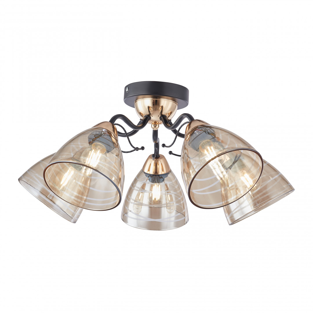 Потолочная люстра Arte Milano Napoli 331234/5 BK+FGD