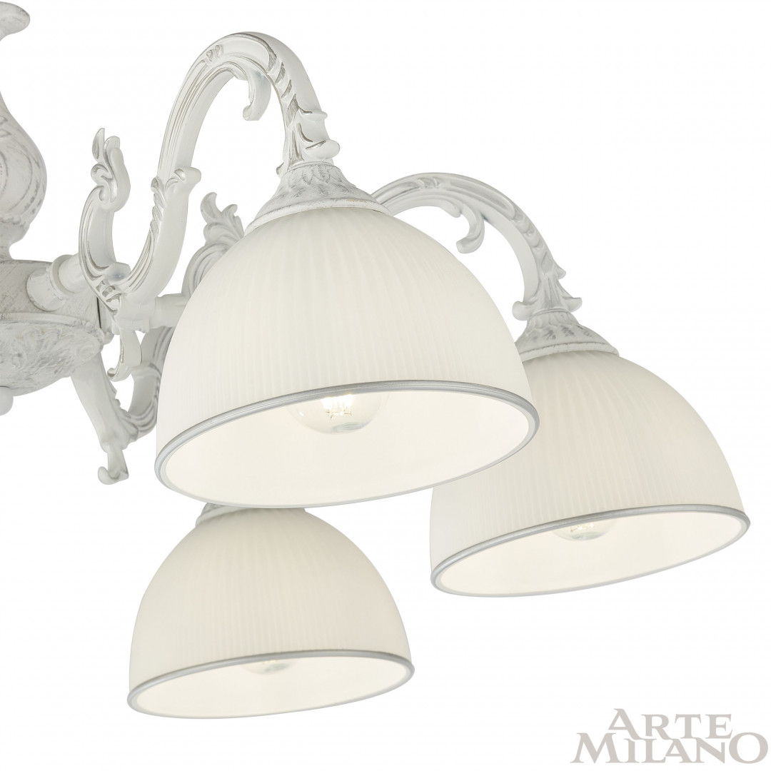 Потолочная люстра Arte Milano 346410/8 WT+SL