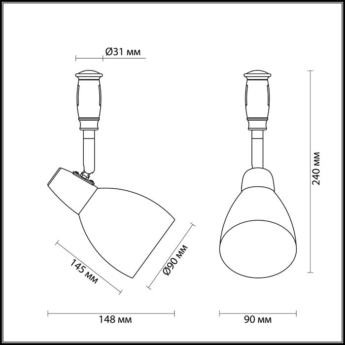 Трековый светильник Odeon Light Flexi Chrome 3630/1