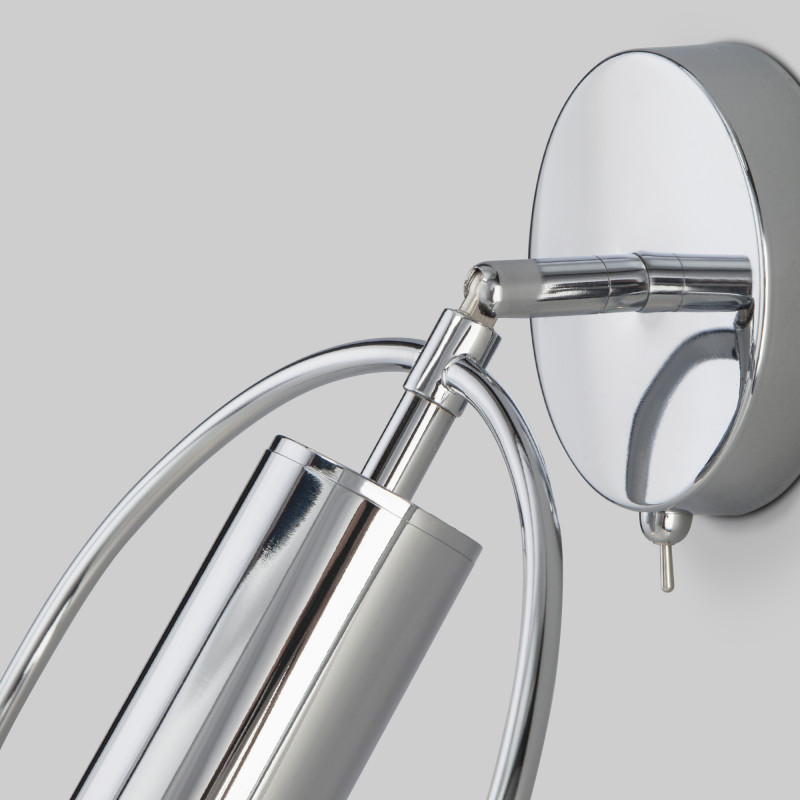 Бра с выключателем на корпусе Eurosvet Coin 20094/1 хром