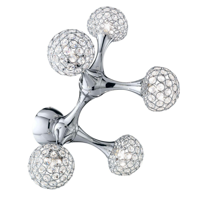 Потолочная люстра Ideal Lux Nodi Crystal PL5 098043
