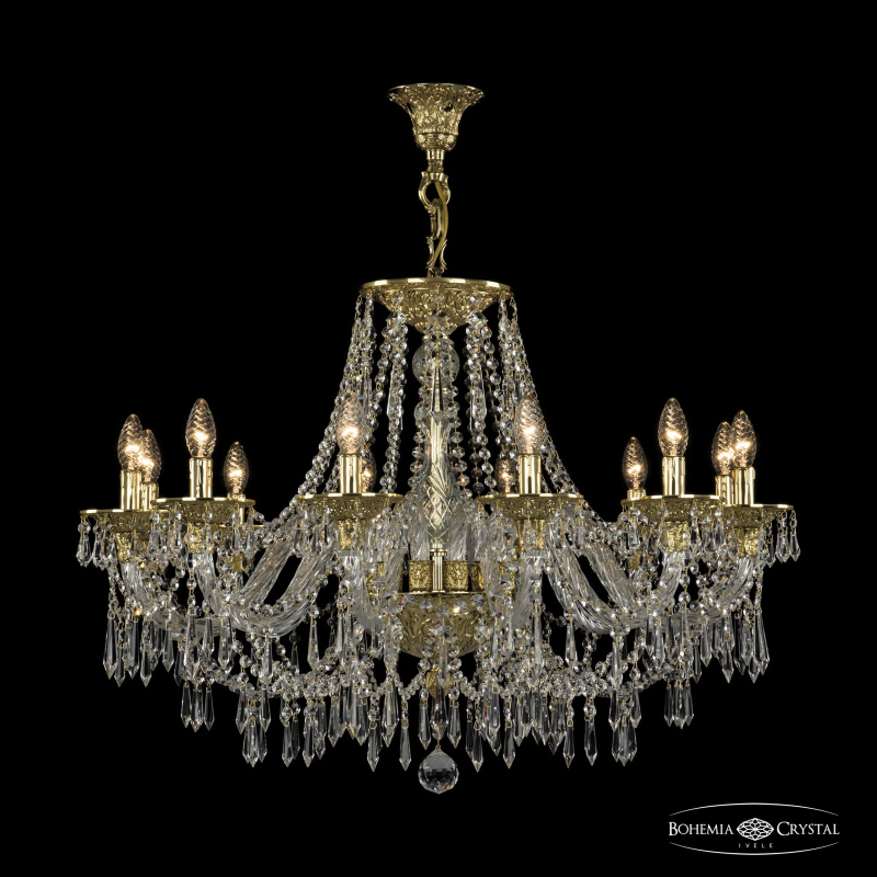 Подвесная люстра Bohemia Ivele Crystal 16103/12/300 G