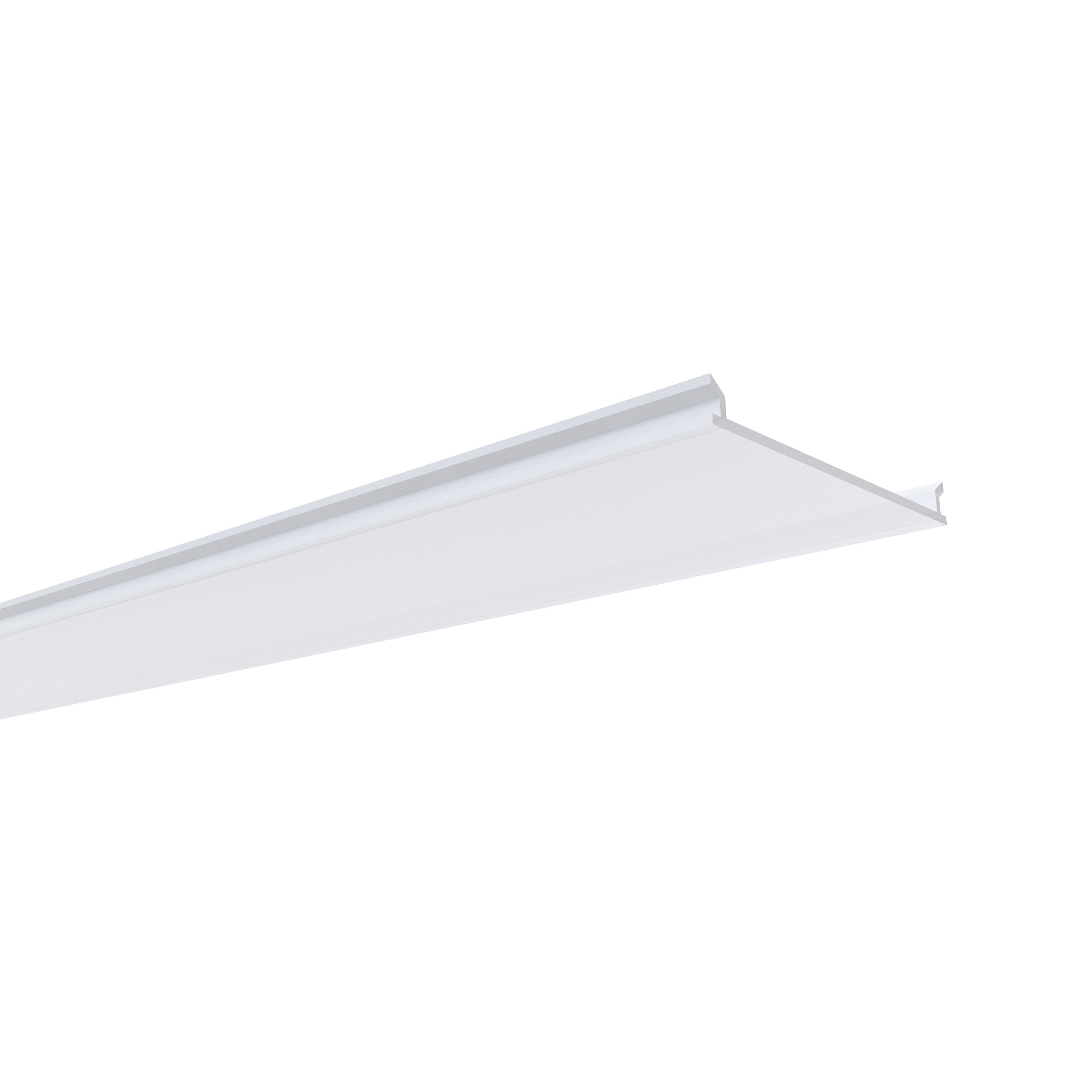 Профиль П-образный подвесной Apeyron ширина ленты до 60мм (рассеиватель, заглушки - 2шт) 08-28