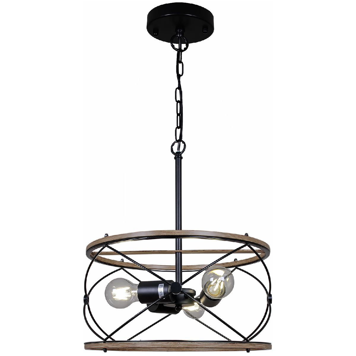 Подвесная люстра Illumico IL1008-3P-05 BK WOOD