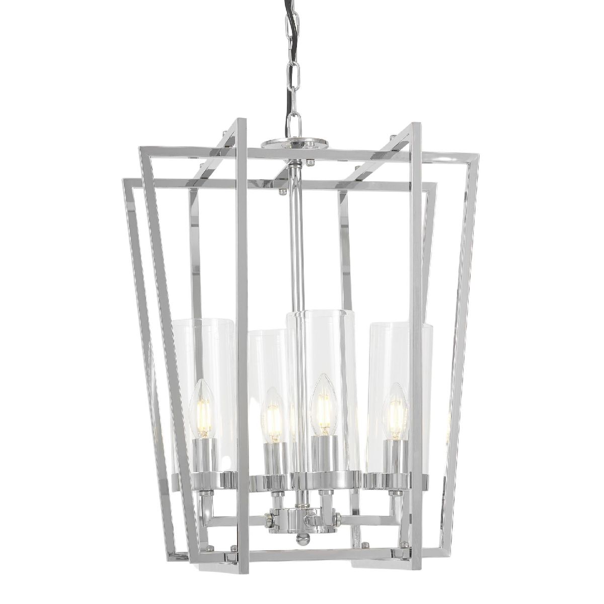 Подвесная люстра Lumina Deco Afres LDP 1246-4 CHR