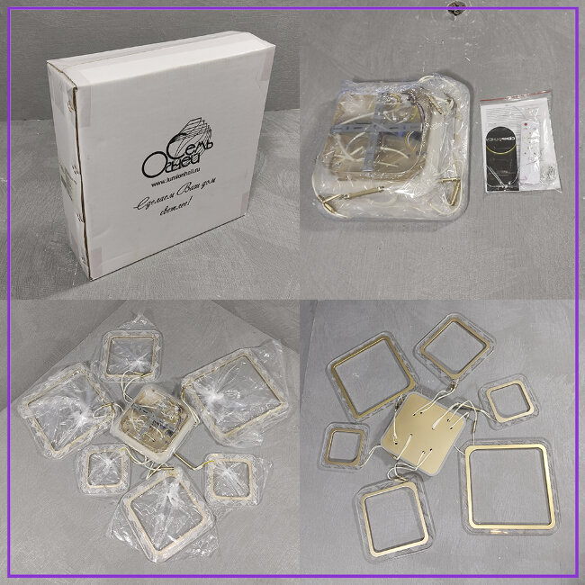 Потолочная люстра Seven Fires Vestejn SF7056/7C-SGD-RGB