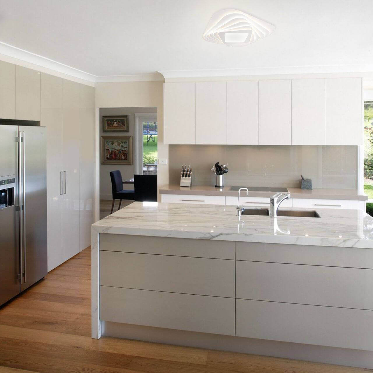 Потолочный светодиодный светильник Eurosvet Salient 90154/6 белый