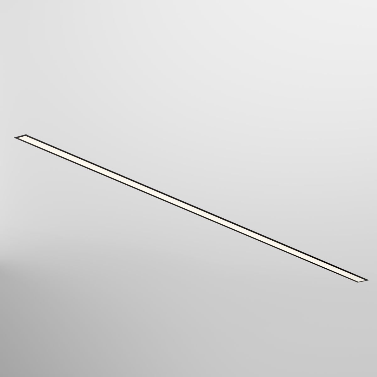 Линейный встраиваемый светильник Maytoni Technical 3000K 50x35 (Черный, 2 м) LL313015