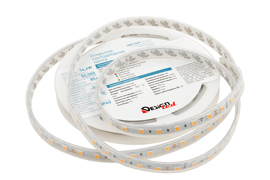 Светодиодная лента DesignLed DSG560-24-WW-65 003350