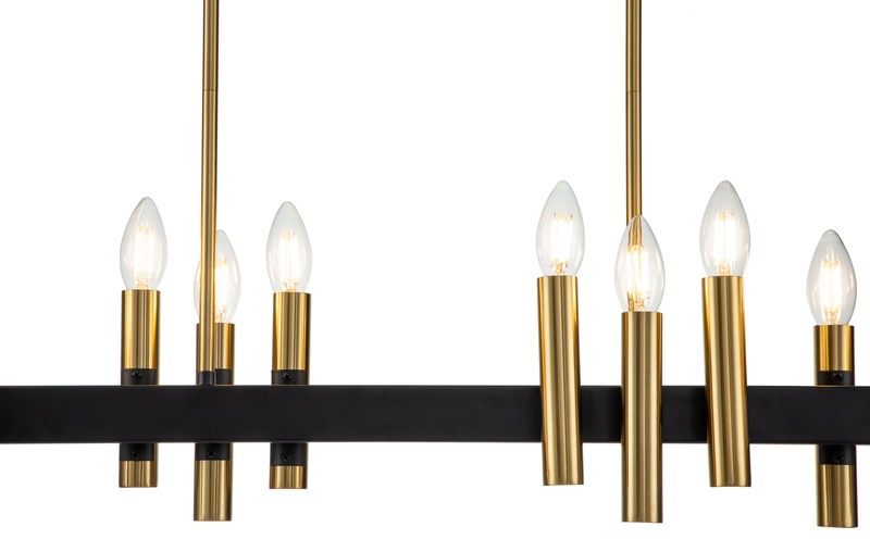 Люстра на штанге Indigo Cero 13009/16RL Black V000209