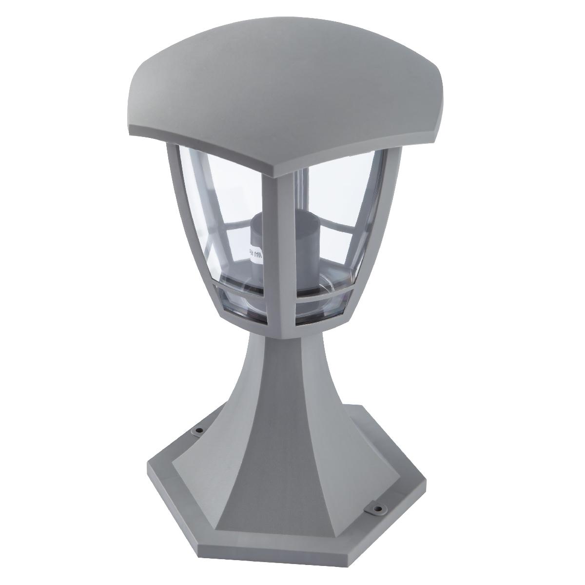Садово-парковый светильник ЭРА НТУ 07-40-003 «Валенсия 1» серый Б0051210