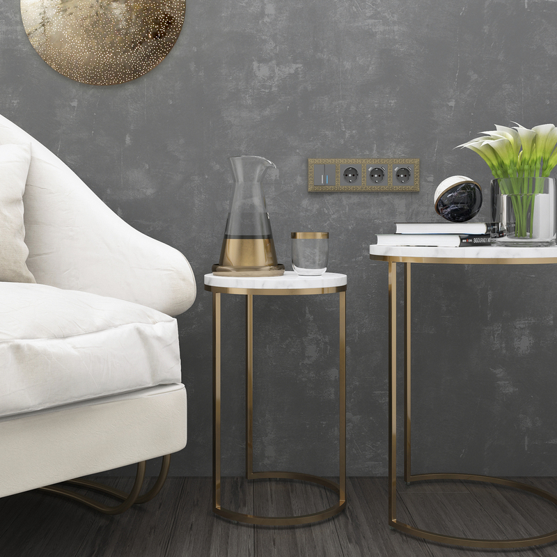 Рамка на 4 поста Werkel Antik бронза 4690389158759 W0041512