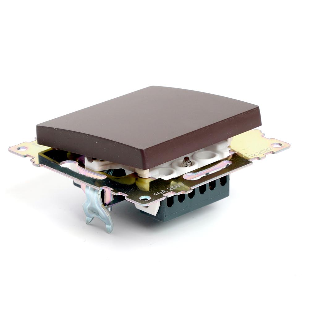 Выключатель 1-клавишный Stekker Катрин GLS10-7103-04 49020