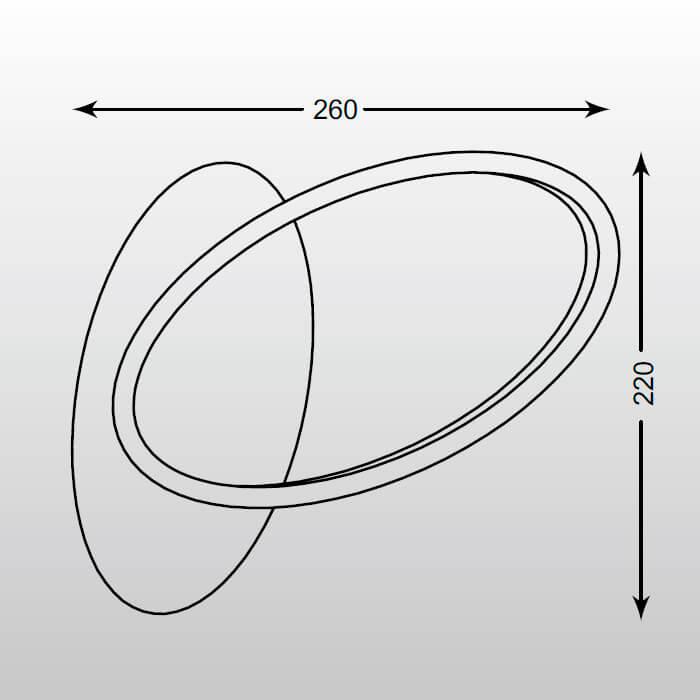 Настенный светодиодный светильник Zumaline Seda MB920125-1