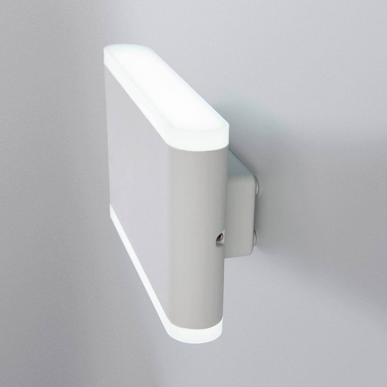 Уличный настенный светодиодный светильник Elektrostandard 1505 Techno Led Cover белый 4690389128066