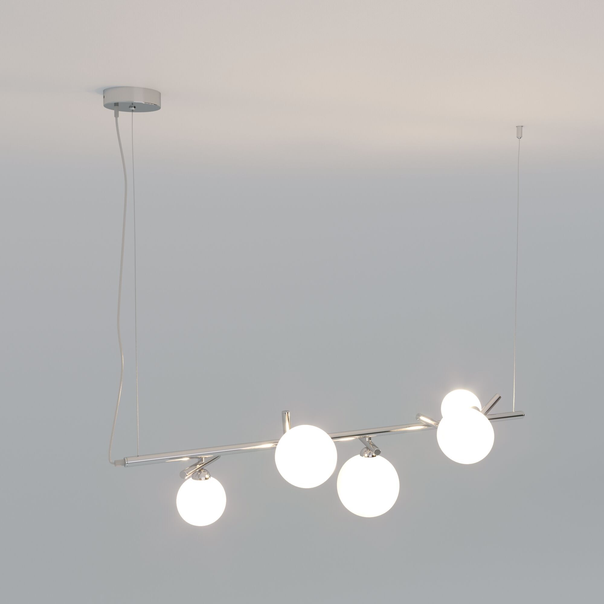 Подвесная люстра Eurosvet Salut 50382/5 хром a062098