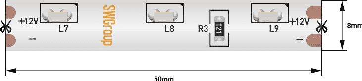 Светодиодная лента SWG SWG31560-12-4.8-WW-67 002202