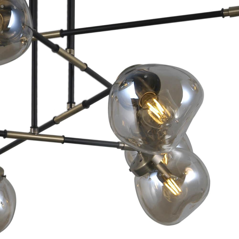 Потолочная люстра Seven Fires Kles SF4024/8C-BK-AB