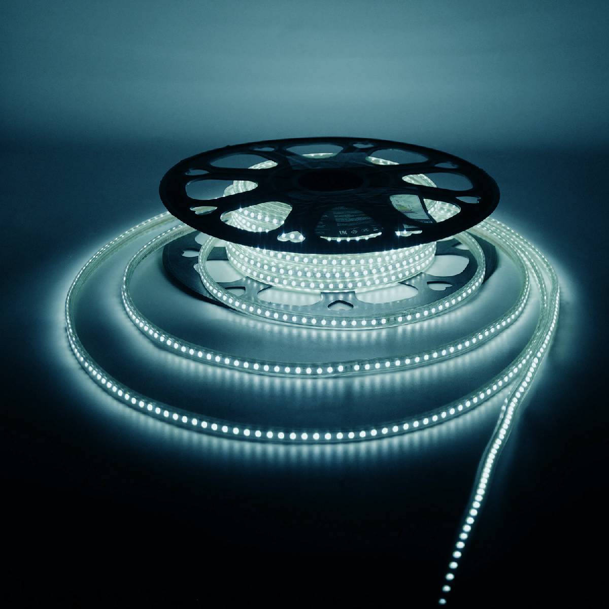 Светодиодная лента Gauss 220В 2835 7Вт/м 6000K 20м IP67 311000322