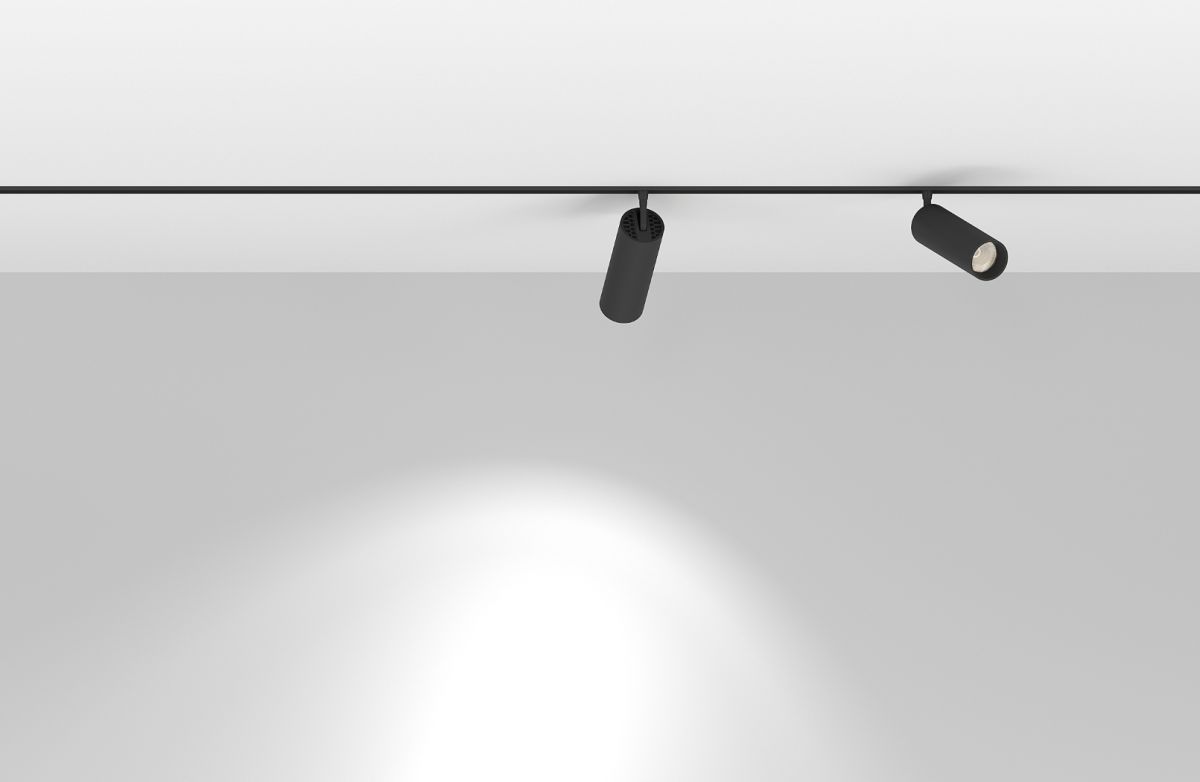 Трековый магнитный светильник Luminotti Genesis Spott L.304.18.3K.BK