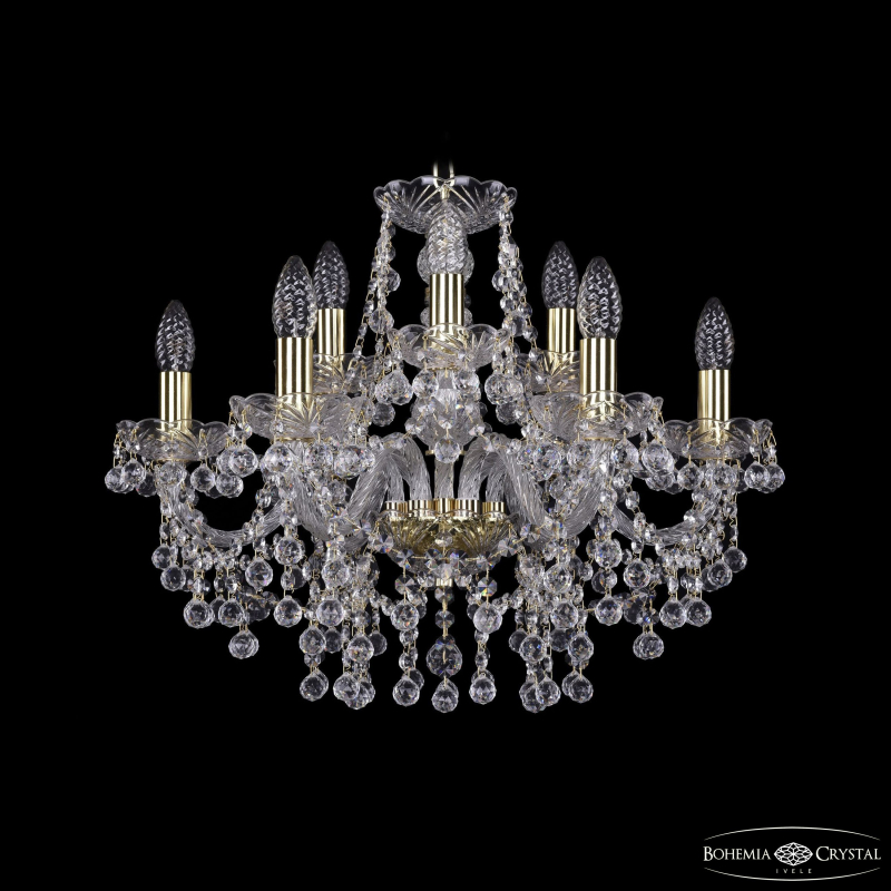 Подвесная люстра Bohemia Ivele Crystal 1409/6+3/195 G