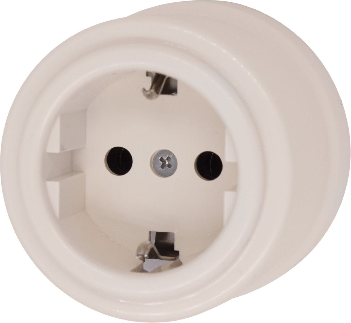 Розетка с заземляющим контактом Bironi Лизетта B1-101-24