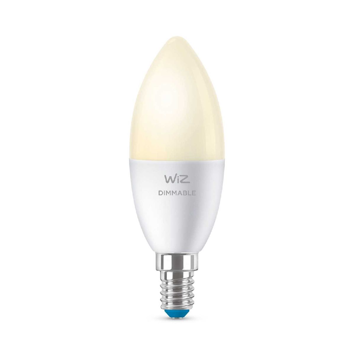 Умная светодиодная лампа Wiz Wi-Fi BLE40WC37E14927DIM1PF/6 E14 4,9W 2700K 929002448502