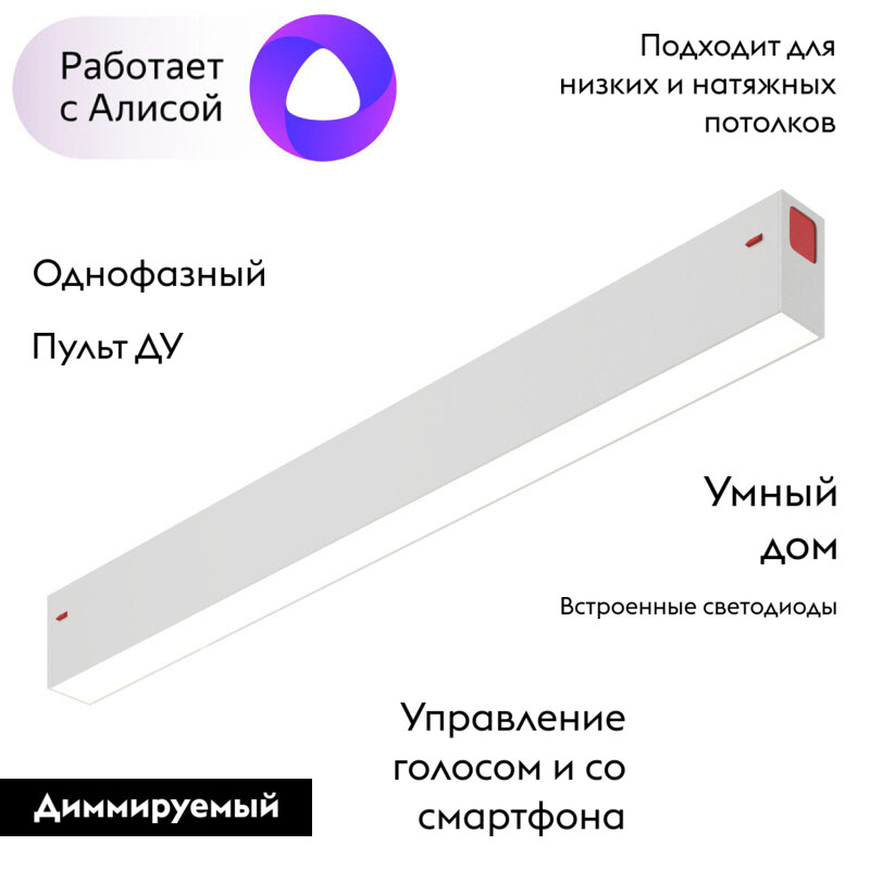 Трековый светильник Denkirs Smart DK8004-WH