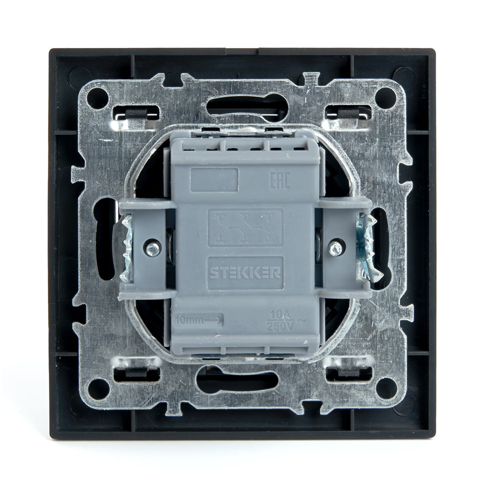 Выключатель одноклавишный Stekker Эрна 39927