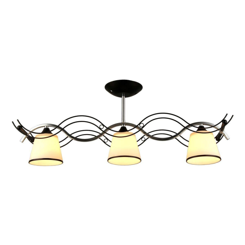 Люстра на штанге IMEX MD.3135-3-S Wenge+CH